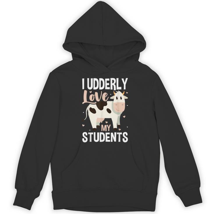 Cow Teacher Lover Unisex Hoodie
