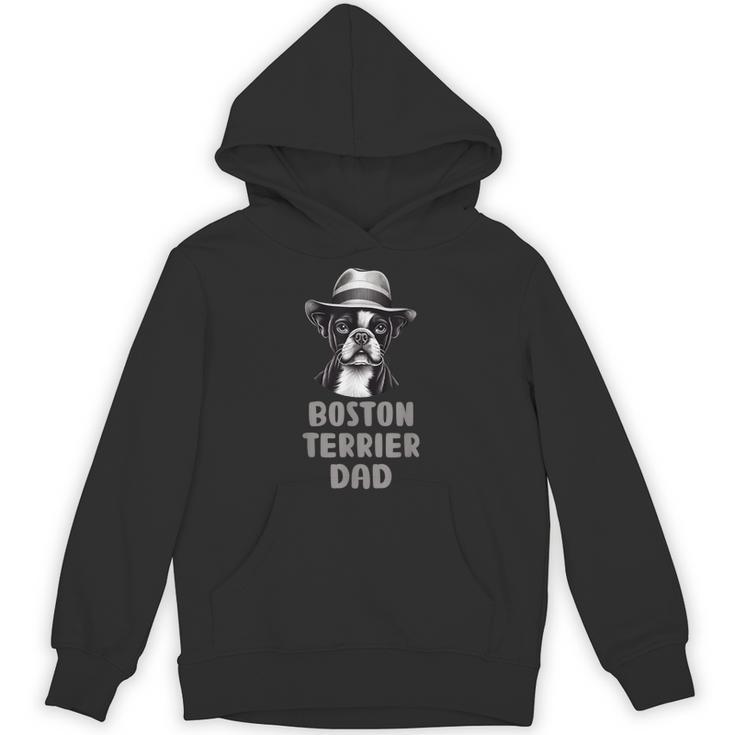 Cute Boston Terrier Dad Dog Lovers Puppy Bostie Owner Unisex Hoodie