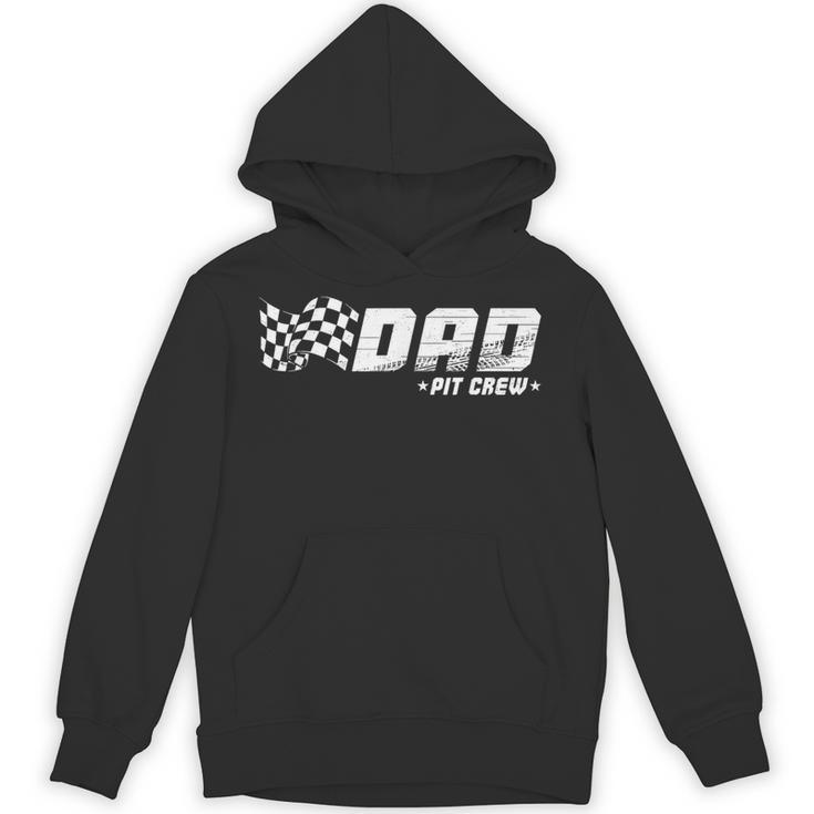 Dad Pit Crew Race Car Birthday Family Matching Pit Crew Hoodie