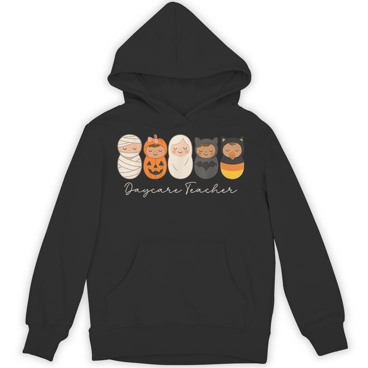 Daycare Teacher Halloween Infant Squad Spooky Childcare Fall Unisex Hoodie