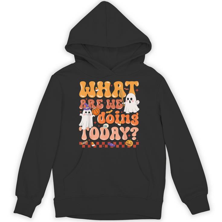 What Are We Doing Today Halloween PE Spooky Teacher Unisex Hoodie
