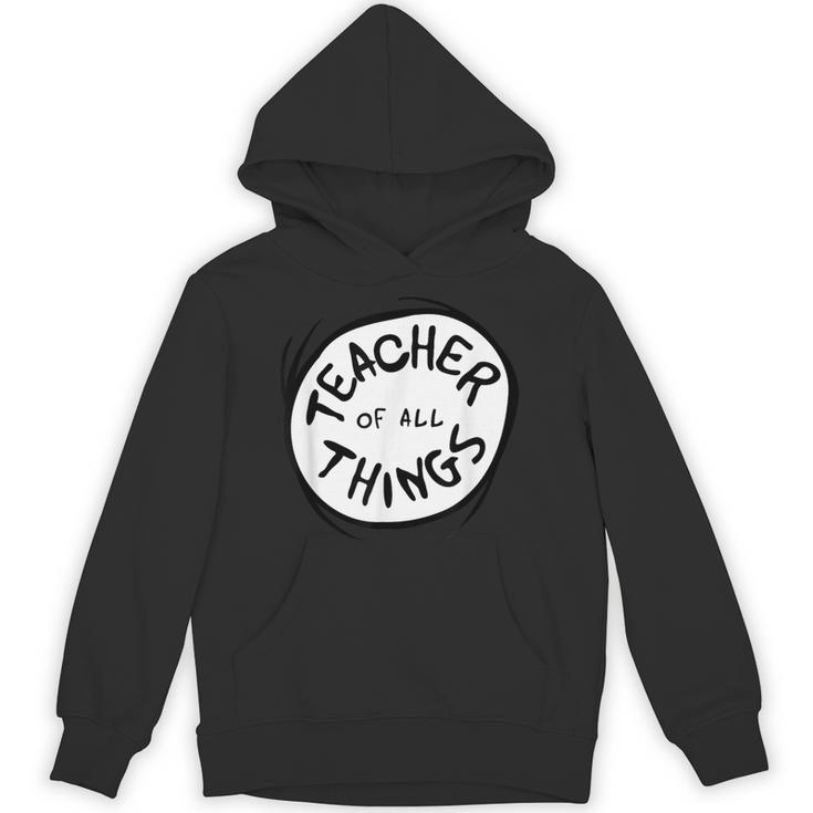 Dr Seuss Teacher Of All Things Red Emblem Unisex Hoodie