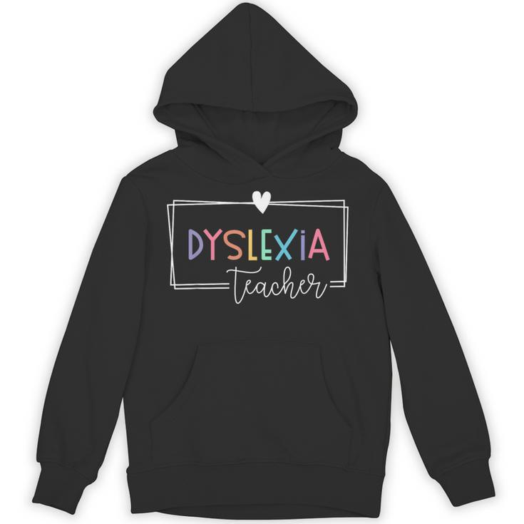Dyslexia Awareness Therapist Reading Specialist Teacher Unisex Hoodie