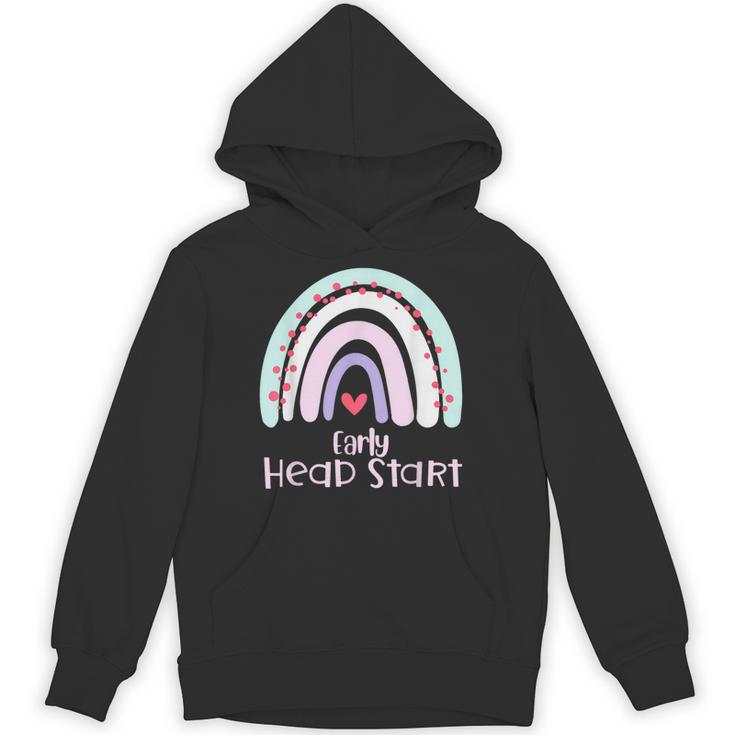 Early Headstart Cute Retro Rainbow Teachers Unisex Hoodie