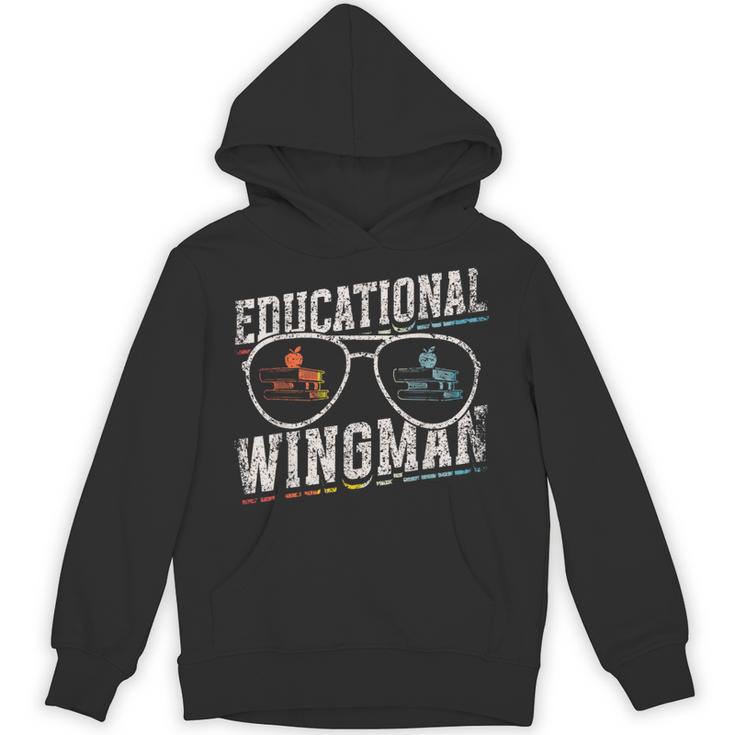 Educational Wingman Assisting Teacher Teaching Assistant Unisex Hoodie, trending gift Educational Wingman Assisting Teacher Teaching Assistant Unisex Hoodie, trending gift