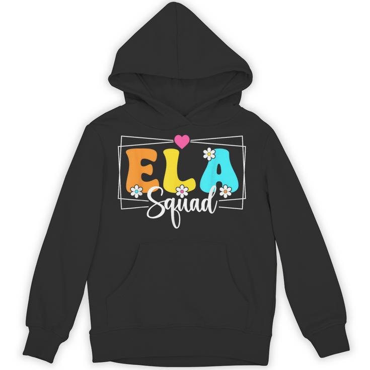 ELA Squad Teacher Back To School English Language Arts Unisex Hoodie