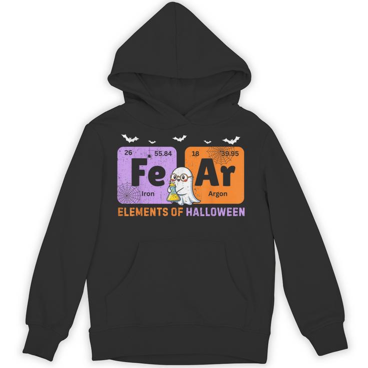 Elements Of Halloween Fear Periodically Chemistry Teacher Unisex Hoodie