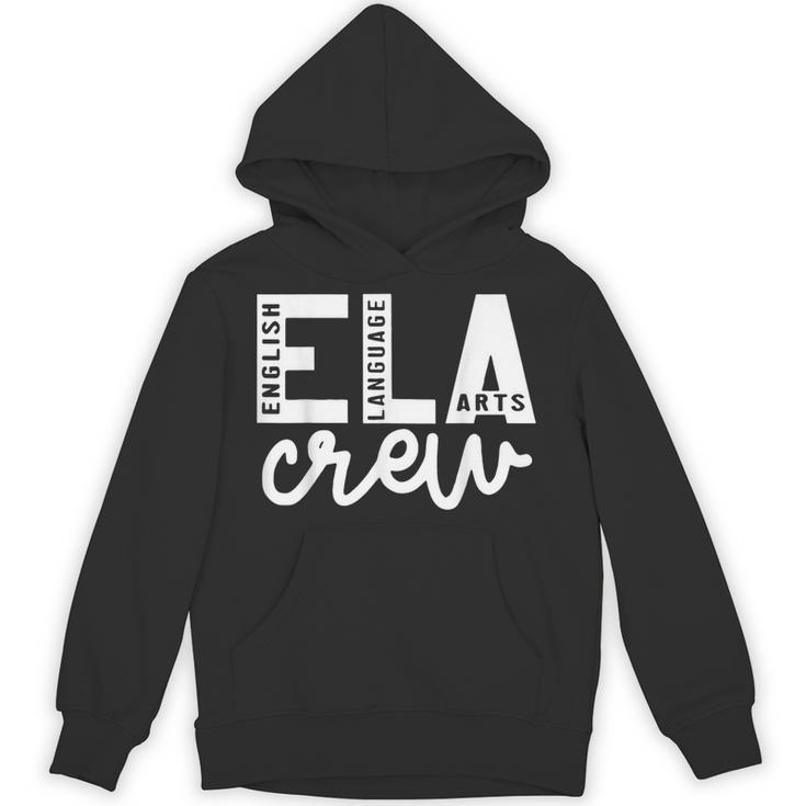English Language Art Teacher Crew ELA Squad English Teacher Unisex Hoodie