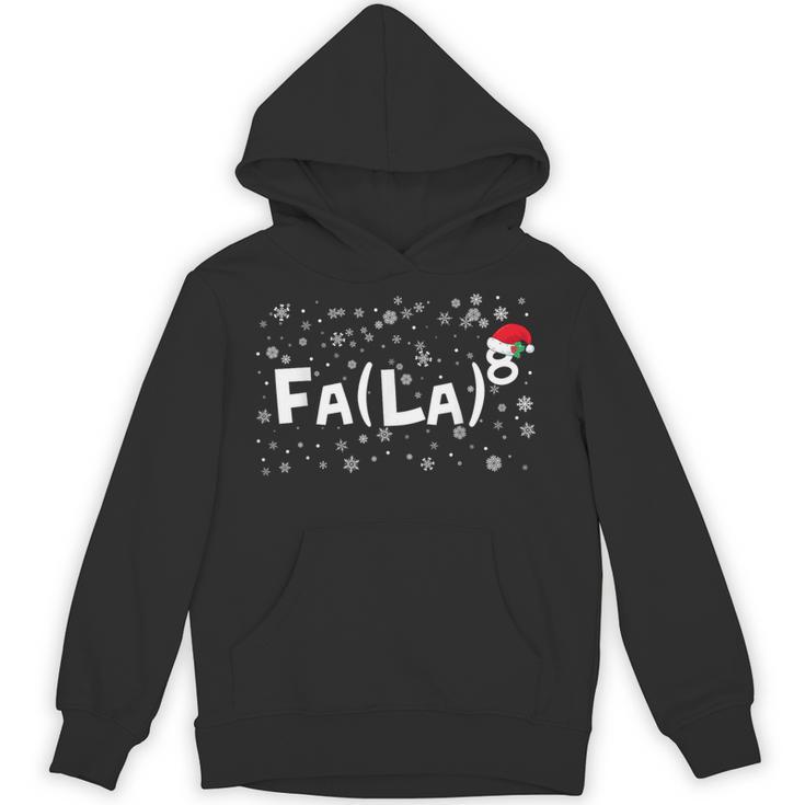 FA LA8 Christmas Santa Fa La Math Teacher Mathematic Unisex Hoodie
