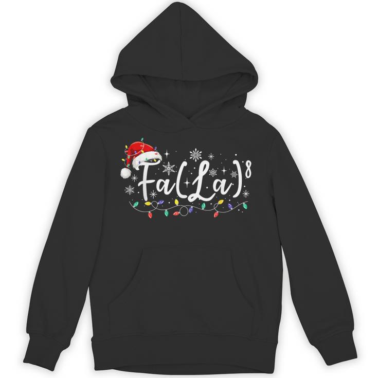 FA LA8 Christmas Santa Fa La Math Teacher Student Unisex Hoodie