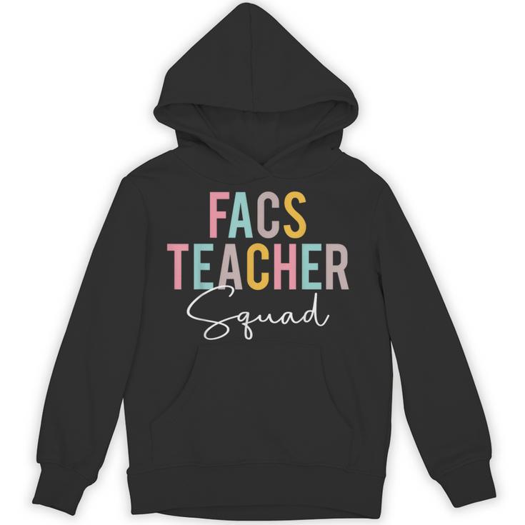 FACS Teacher Squad Colorful Appreciation Day Back To School Men Women Girls Kids Unisex Hoodie