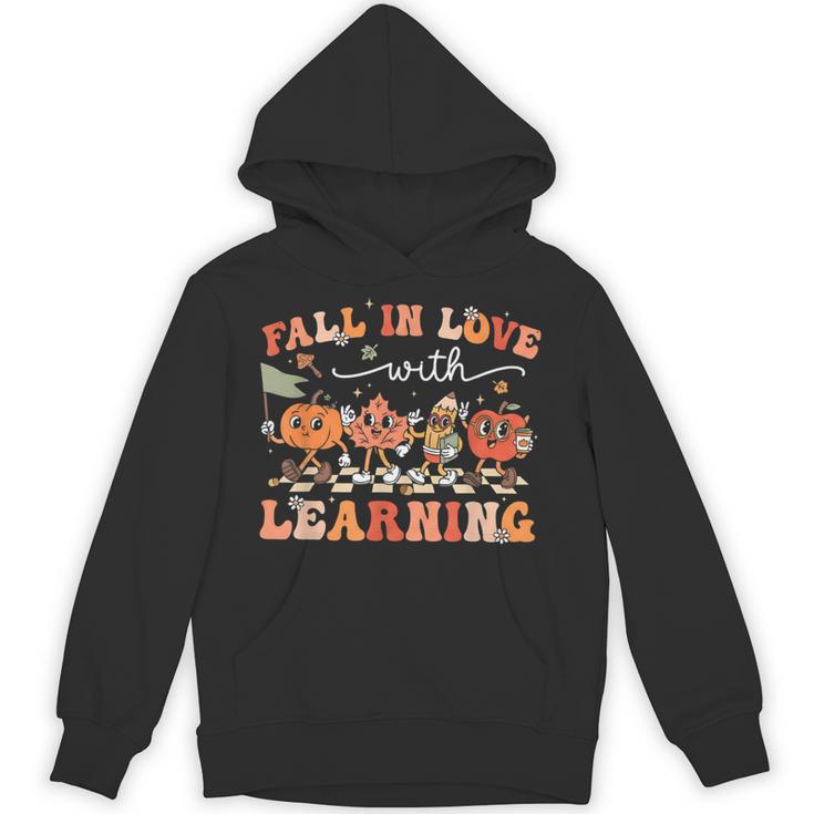 Fall In Love With Learning Autumn Teacher Thanksgiving Unisex Hoodie