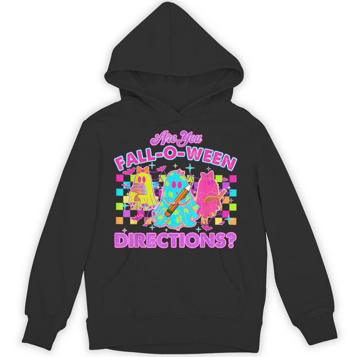 Are You Fall-O-Ween Directions Teacher Ghost Halloween Unisex Hoodie