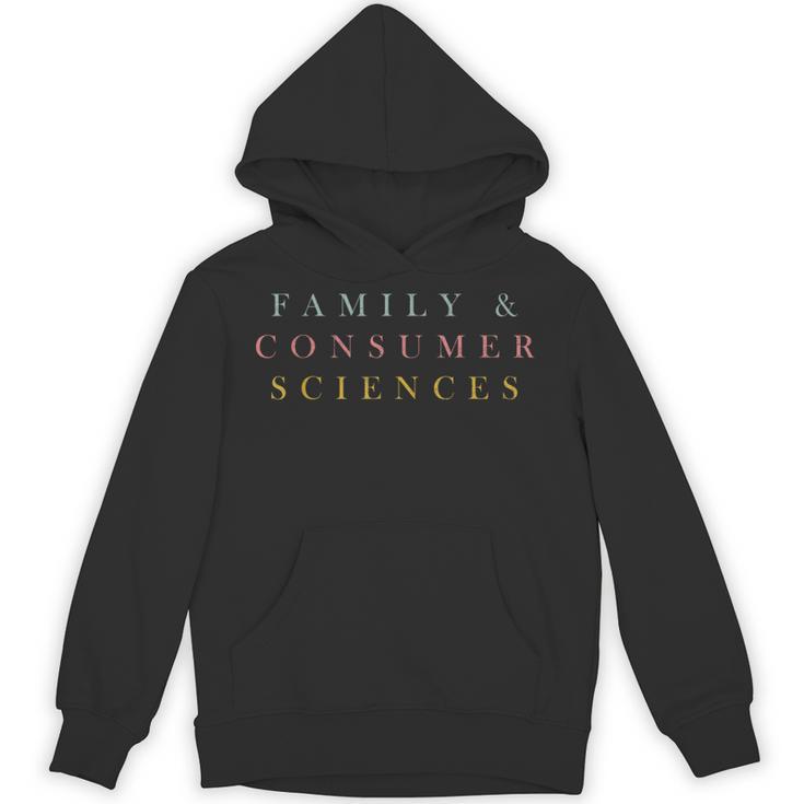 FCS Teacher Family And Consumer Sciences Minimalist Teacher Unisex Hoodie
