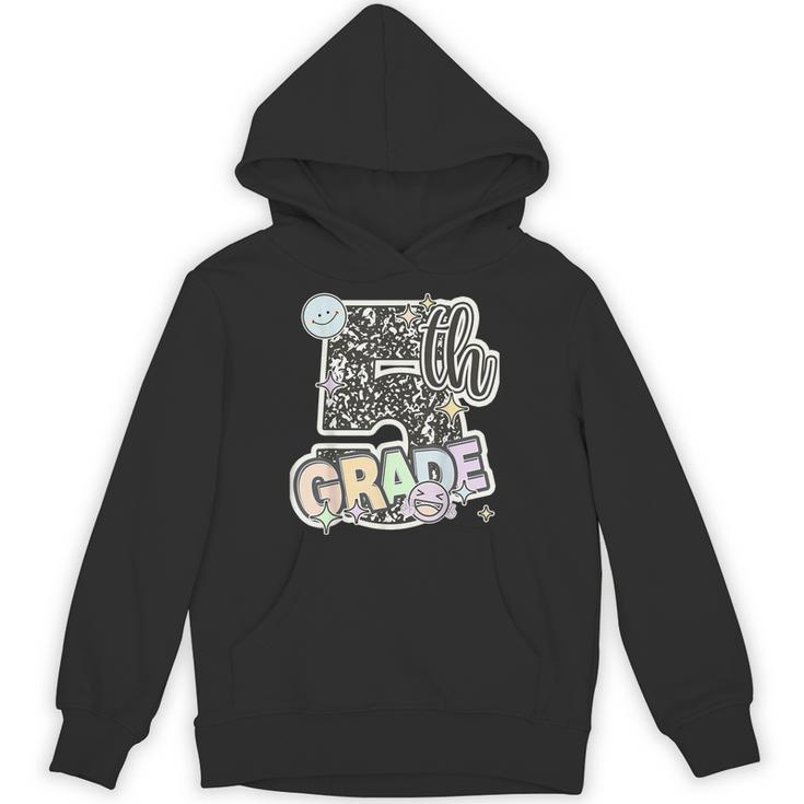 First Day Of Fifth Grade Composition Notebook Teacher Unisex Hoodie