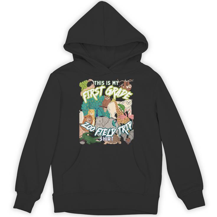 First Grade Zoo Field Trip Matching Student Teacher Class Unisex Hoodie