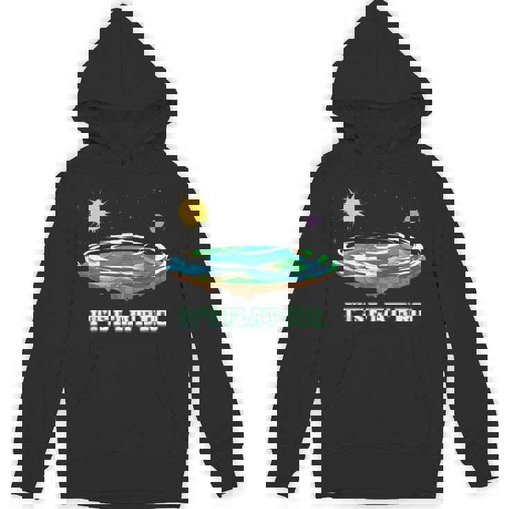 Flat Earth It's Flat Bro Conspiracy フラットアース パーカー