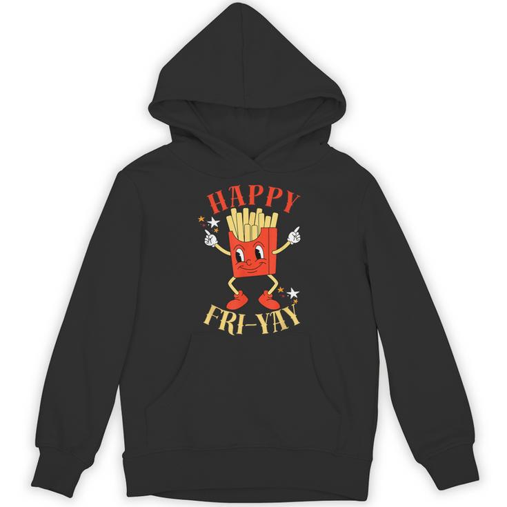 Fun Teacher Happy Fri Yay French Fries Friday Lovers Unisex Hoodie