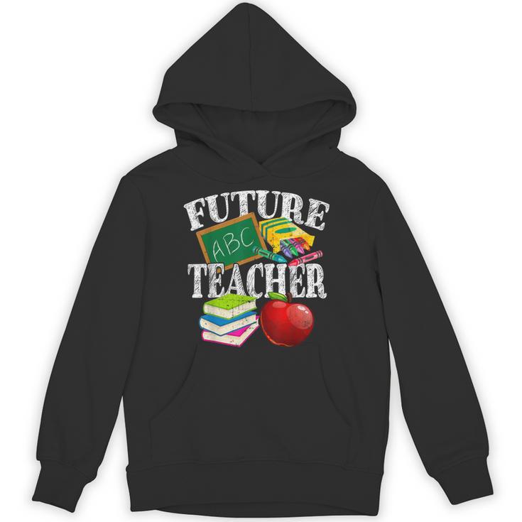 Future Teacher With Canyon And Book Teacher Men Women Girls Kids Unisex Hoodie