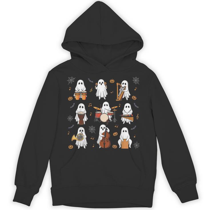 Ghost Music Teacher Halloween Musician Costume Unisex Hoodie