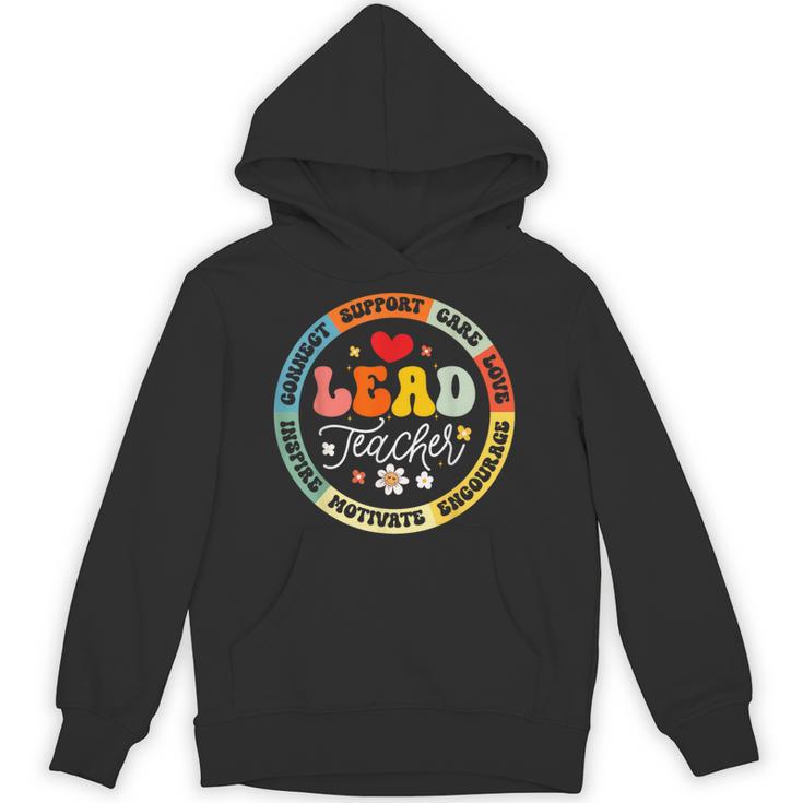 Groovy Lead Teacher Appreciation Back To School Unisex Hoodie