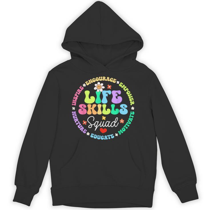 Groovy Life Skills Squad Teacher Special Ed SPED Team Crew Unisex Hoodie