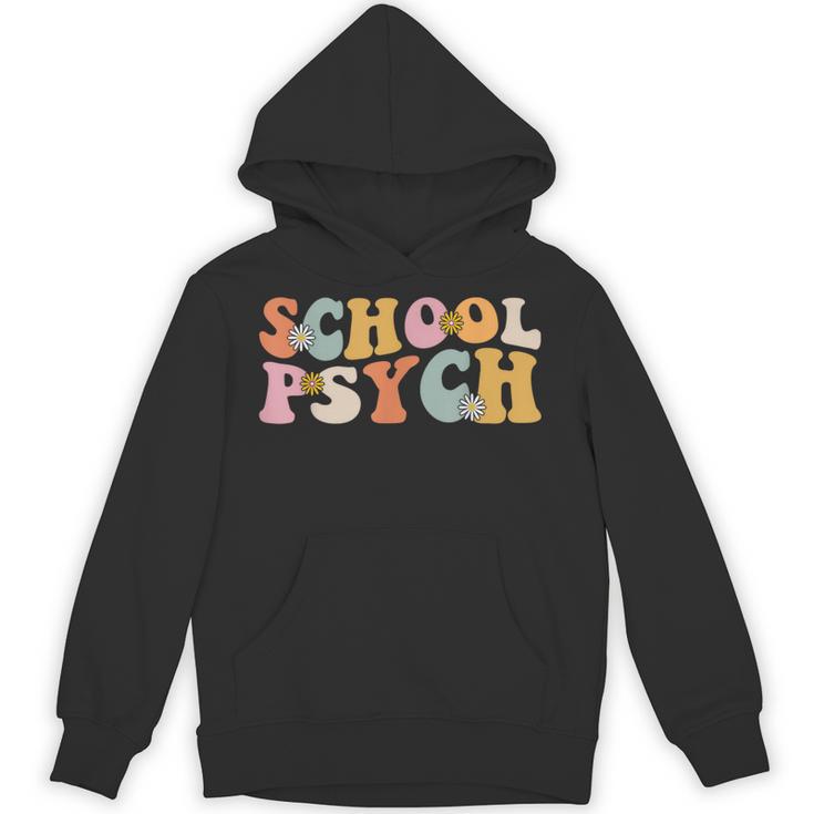 Groovy Retro School Psych Teacher School Psychologist For Men Women Girls Kids Unisex Hoodie