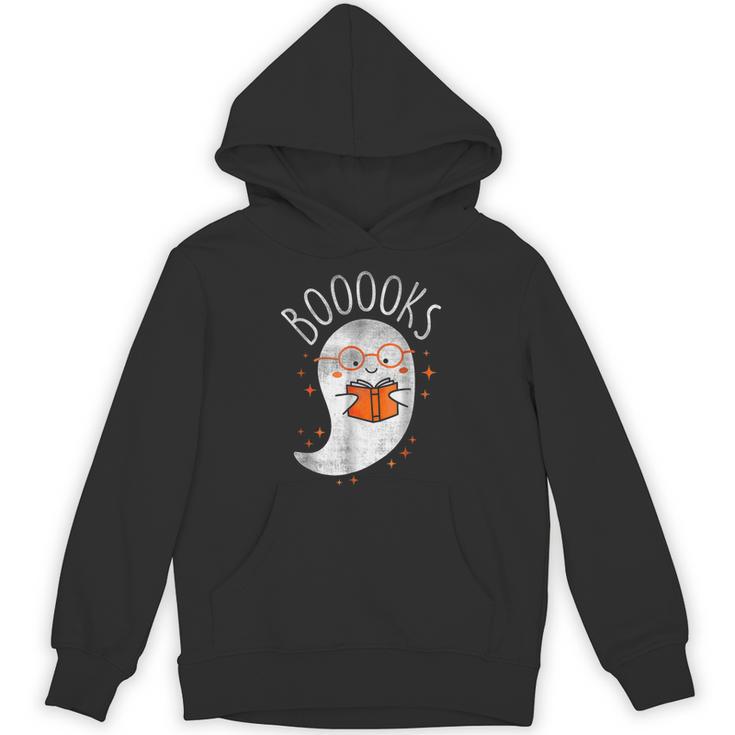 Halloween Cute Ghost Book Reading Teacher Unisex Hoodie