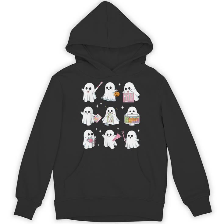 Halloween Ghost Speech Therapy SLP Fall Teacher Tee Unisex Hoodie