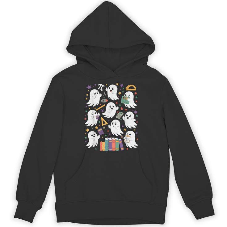 Halloween Math Teacher Ghost Math Teacher Spooky Halloween Unisex Hoodie