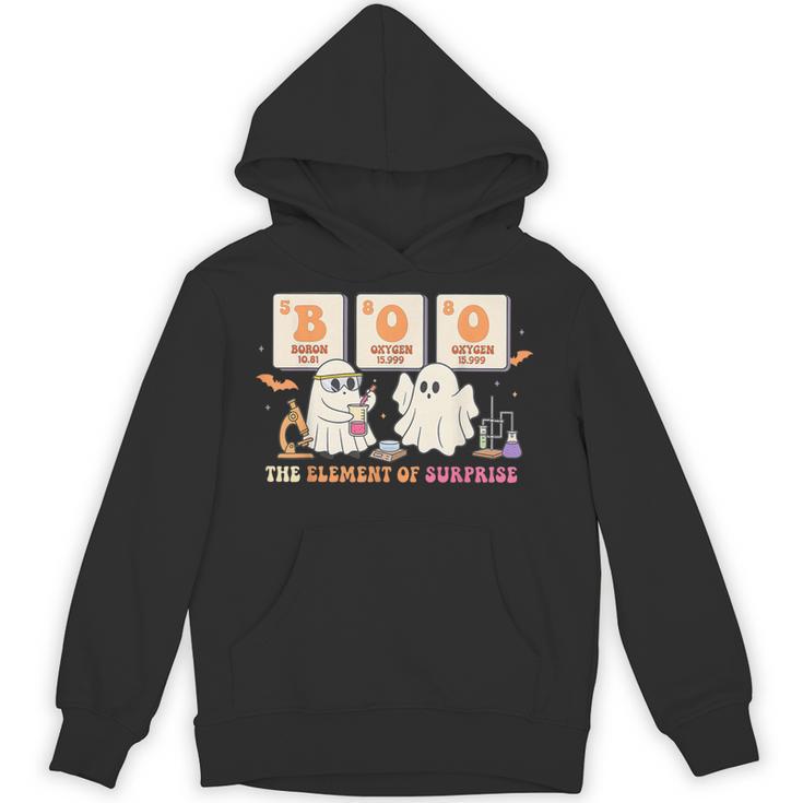 Halloween Science Teacher Boo Ghost The Element Of Surprise Unisex Hoodie