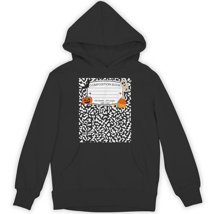 Halloween Teacher Composition Book Notebook Matching Group Unisex Hoodie