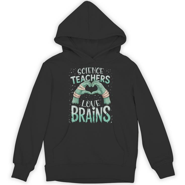 Halloween Teacher Tshirts Science Teachers Love Brains Unisex Hoodie