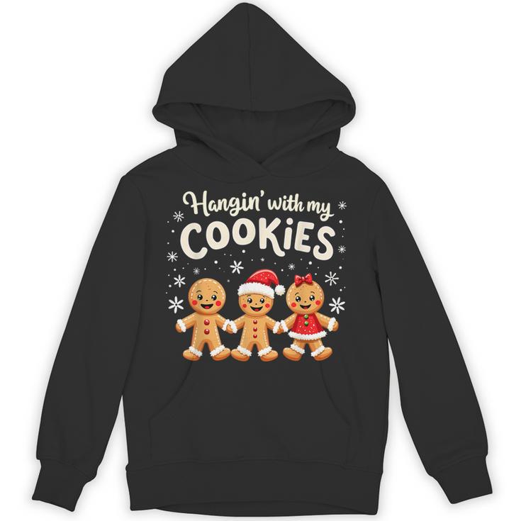 Hangin With My Cookies Gingerbread Christmas Teacher Unisex Hoodie, trending gift Hangin With My Cookies Gingerbread Christmas Teacher Unisex Hoodie, trending gift