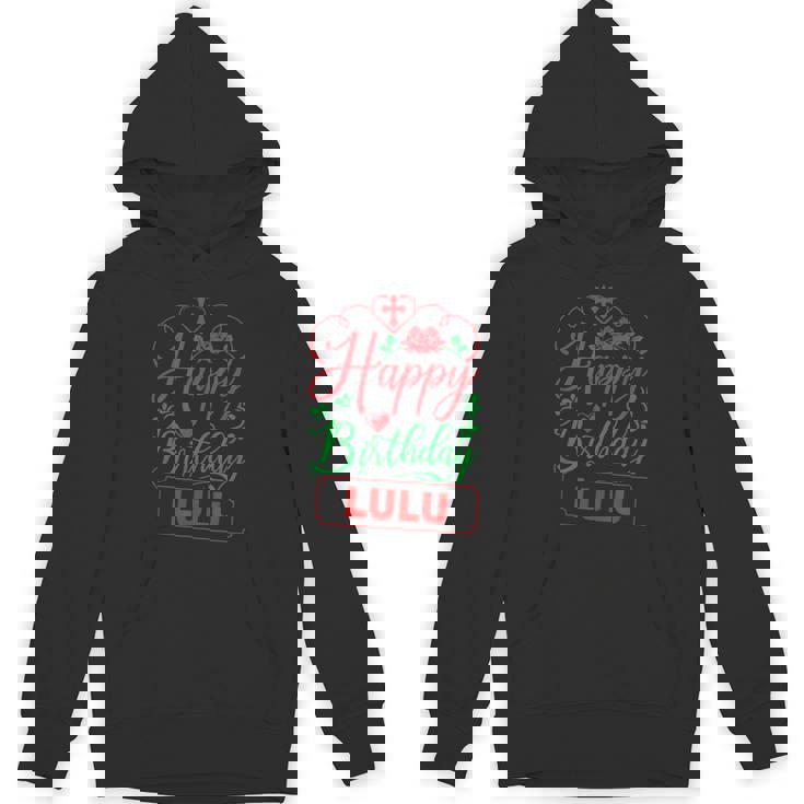 Happy Birthday Lulu かわいいクリスマスルル パーカー