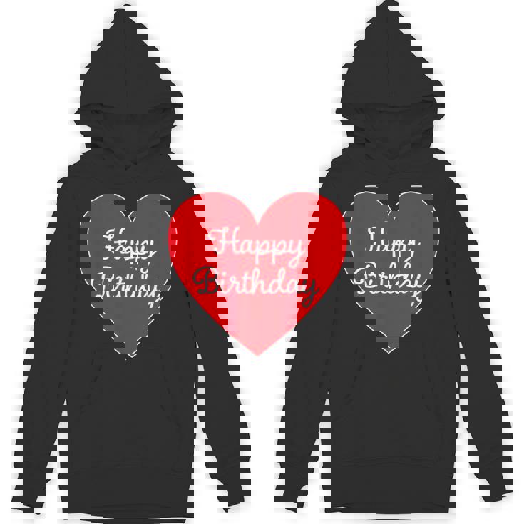 Happy Birthday ハッピーバースデー（お誕生日）ビッグハート サプライズイベント かわいい文字 デザイン パーカー