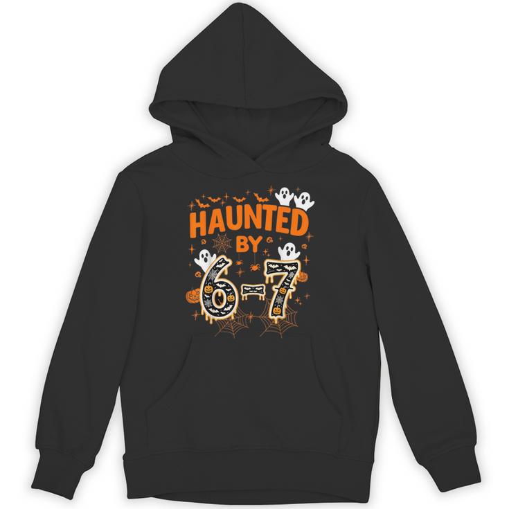 Haunted By 6-7 Halloween Math Teacher Joke Unisex Hoodie