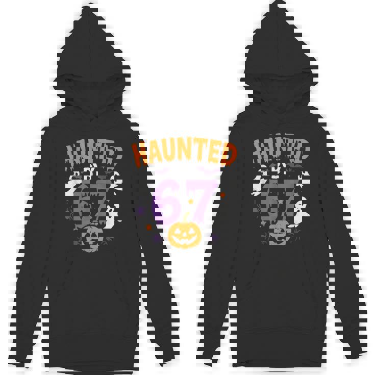 Haunted By 67 67 Halloween Costume Hoodie