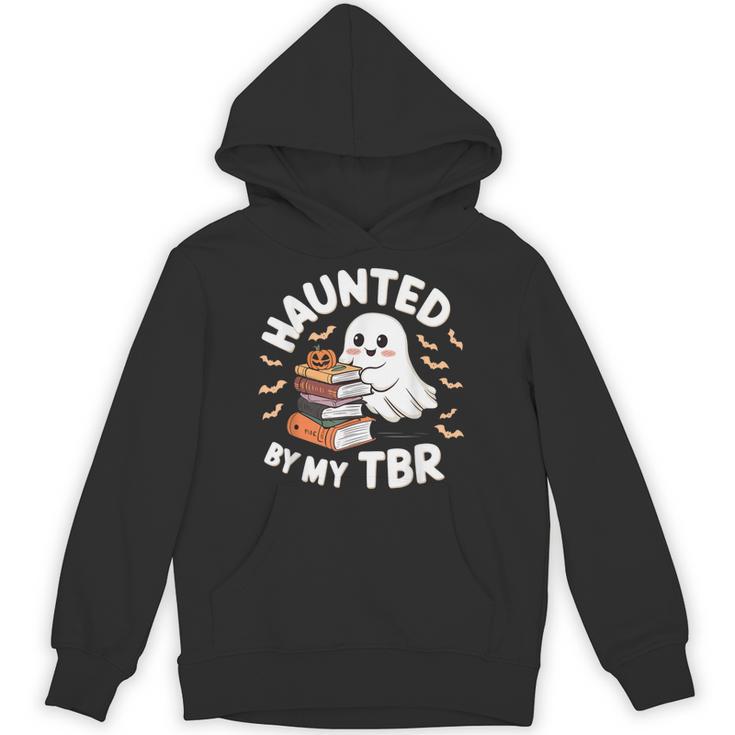 Haunted By My TBR Cute Ghost Book Reading Teacher Halloween Unisex Hoodie