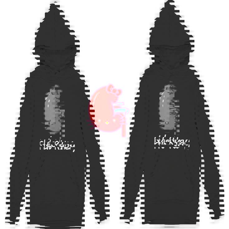 Hello Kidney おもしろ お医者さんへの感謝を示す パーカー