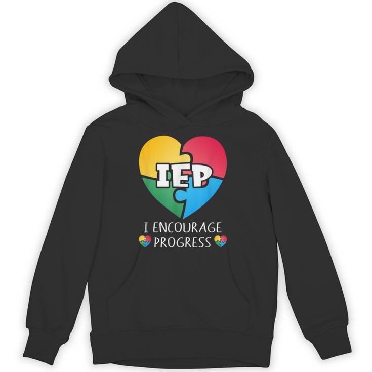 IEP I Encourage Progress Special Education School Teacher Unisex Hoodie