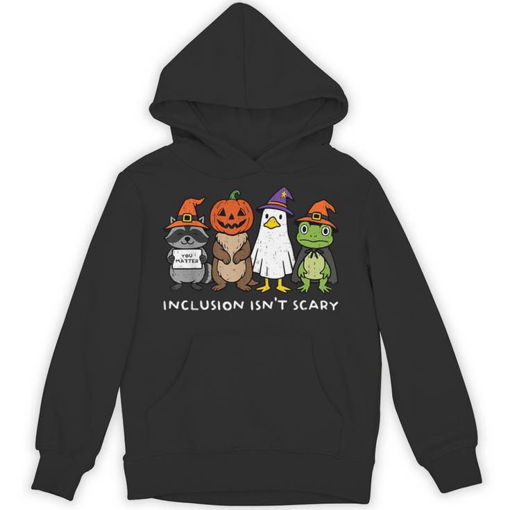 Inclusion Isn't Scary SLP Halloween Sped Teacher Animal Unisex Hoodie