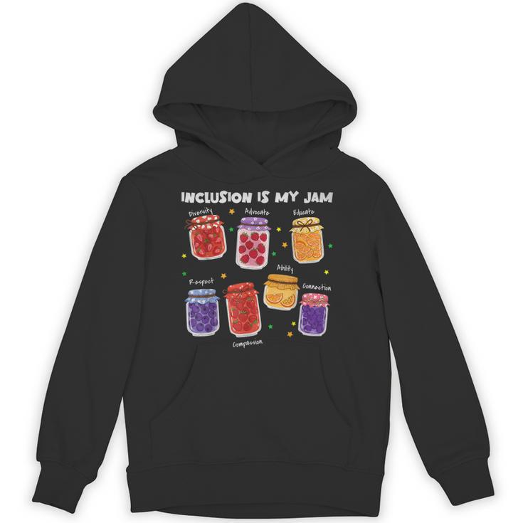 Inclusion Is My Jam Special Education Teacher Para Autism Unisex Hoodie