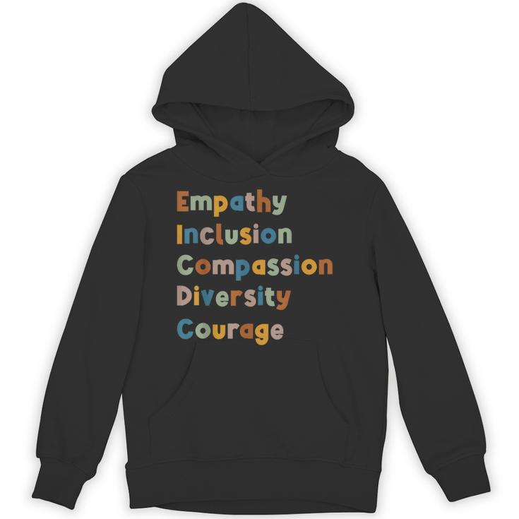 Inclusive Teacher Diversity Inclusion Empathy Teacher Team Unisex Hoodie