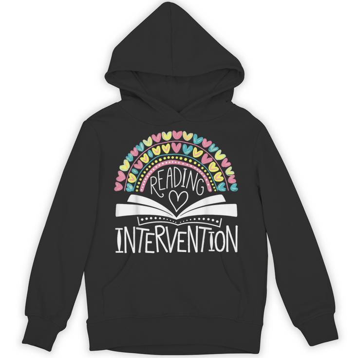Intervention Teacher Reading Intervention Unisex Hoodie