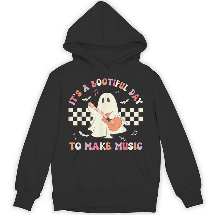 It's A Bootiful Day To Make Music Teacher Musician Halloween For Men Women Kids Unisex Hoodie