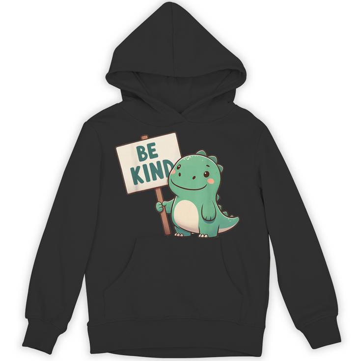 Be Kind Teacher Anti-Bullying Dino Kindness Women Men Boys Unisex Hoodie