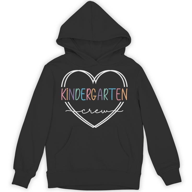 Kindergarten Crew Kinder Crew Teacher Squad Team Preschool Unisex Hoodie