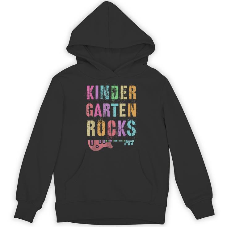 KINDERGARTEN ROCKS Teacher Crew Rock Star Kinder Team Unisex Hoodie