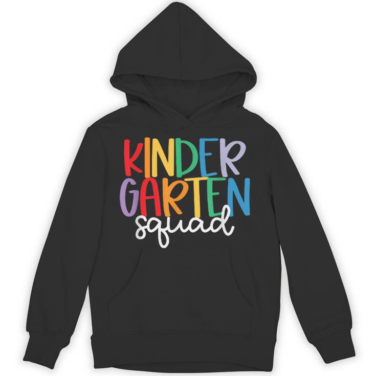 Kindergarten Squad Team Crew Teacher Back To School Unisex Hoodie
